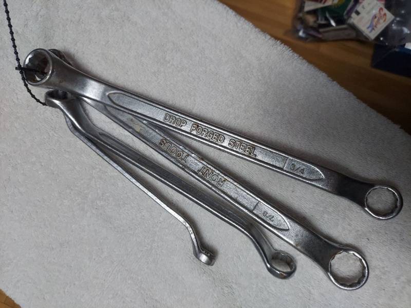 lot 3036 image: 4 box-end wrenches
