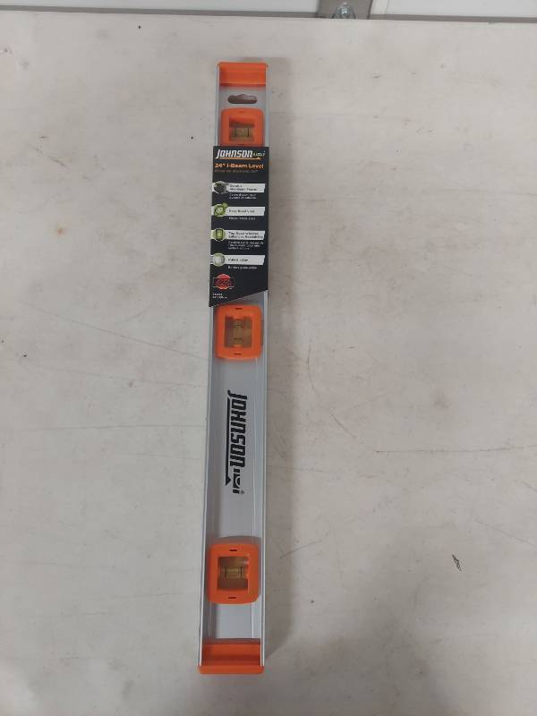 lot 5009 image: Johnson 24-inch I-Beam Level