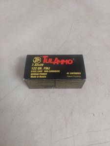 TulAmmo 7.62x39 FMJ Ammunition - 40 Rounds Box