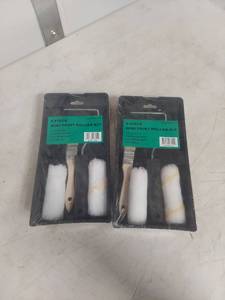 lot 1205 image: (2) 5 Piece Mini Paint Roller Kit