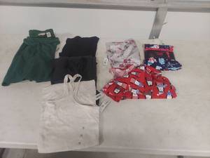lot 1206 image: Mixed Womens Clothing Bundle with Shorts, Tank Tops and Pajamas