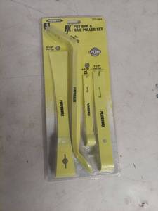 lot 2181 image: Performax 4-Piece Pry Bar and Nail Puller Set
