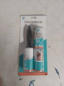 lot 2188 image: Pet Trends 3-Pack Lint Roller Set with Refills