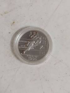 lot 2189 image: 1995 Olympic Track and Field Silver Dollar