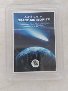 lot 2228 image: Campo del Cielo Meteorite Fragment Display