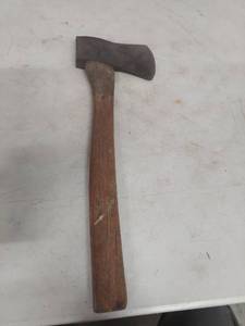 lot 2243 image: Traditional Wood Handle Hatchet - Marked US