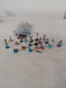 lot 2264 image: Decorative Glass Orbs with Figurines Collection