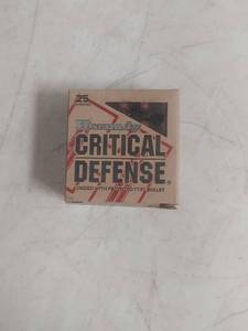 lot 2304 image: Hornady Critical Defense 9mm Luger 115gr FTX Ammunition