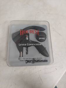 lot 2317 image: Houdini Lever Corkscrew Wine Opener with Foil Cutter