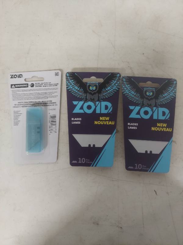 lot 1065 image: (3) Zoid Utility Blade Refills - 10 Pack