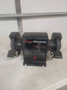 lot 1122 image: Sears Craftsman 5 Inch Bench Grinder Model 257.190430