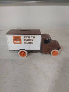 lot 1149 image: Trust Worthy Hardware Stores Delivery Truck Coin Bank