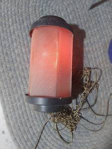 lot 1157 image: Nova HB-10 Random Color Swag Lamp with Chain
