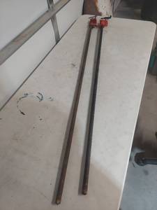 lot 1163 image: Heavy Duty Pipe Clamps