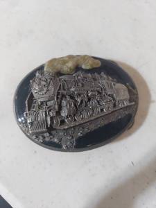 lot 1174 image: Steam Train Belt Buckle