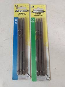 lot 1191 image: (2) Performax Power Drive Bit Set - Phillips and Torx