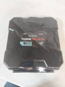 lot 1198 image: Tool Shop 100 Piece Titanium Drill Bit Set