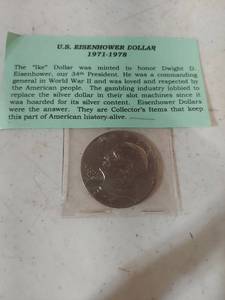 lot 1205 image: 1977 U.S. Eisenhower Dollar
