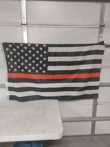 lot 1220 image: Thin Red Line American Flag - 58x36