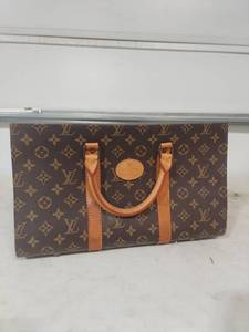 lot 1227 image: Louis Vuitton Monogram Canvas Handbag with Leather Handles