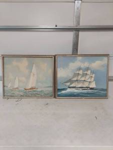 lot 1229 image: Maritime Ship Paintings Collection