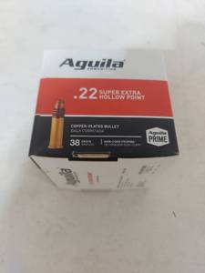 lot 1261 image: Aguila Super Extra Hollow Point .22 Ammunition 250 Rounds