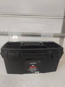 lot 1273 image: Tool Shop 19 Inch Tool Box with Organizer Top