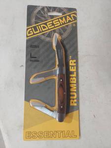 lot 1321 image: Guidesman Rumbler Folding Multi-Tool Knife 420SS Stainless Steel