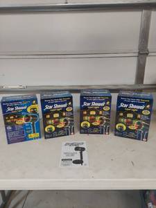 lot 1340 image: (4) Star Shower Laser Light Projector System