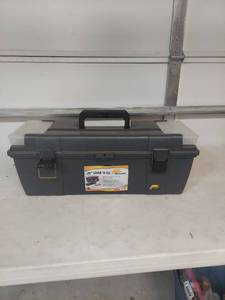 lot 1342 image: Plano 26 Grab N Go Tool Box with Removable Utility Boxes