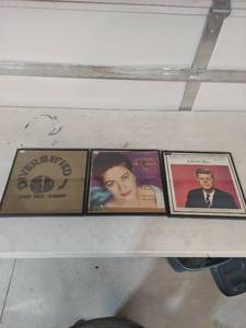 lot 1348 image: Framed LP Record Albums Collection