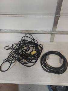 lot 1352 image: (2) Black Extension Cords