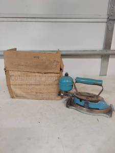 lot 1354 image: Coleman Iron Instant Lighting Iron with Box