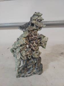 lot 1356 image: Chinese Soapstone Carved Floral Sculpture