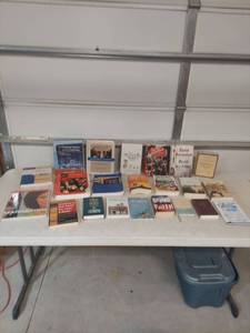 lot 1413 image: Book Collection - Academic Textbooks and Fiction Novels
