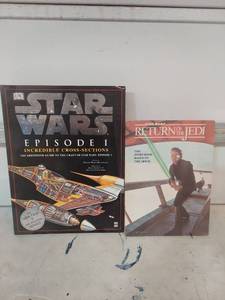 lot 1770 image: Star Wars Books - Episode I Incredible Cross-Sections and Return of the Jedi Story Book