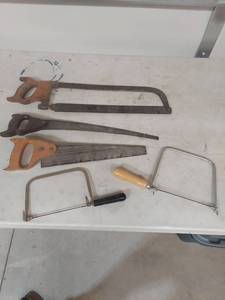 lot 1781 image: Old Hand and Coping Saw Collection