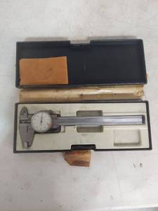 lot 1805 image: Fowler Dial Caliper Measuring Tool in Case