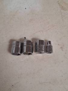 lot 1389 image: Snap-on Sockets - 14 drive - 5.5mm, 14mm, 15mm, 916
