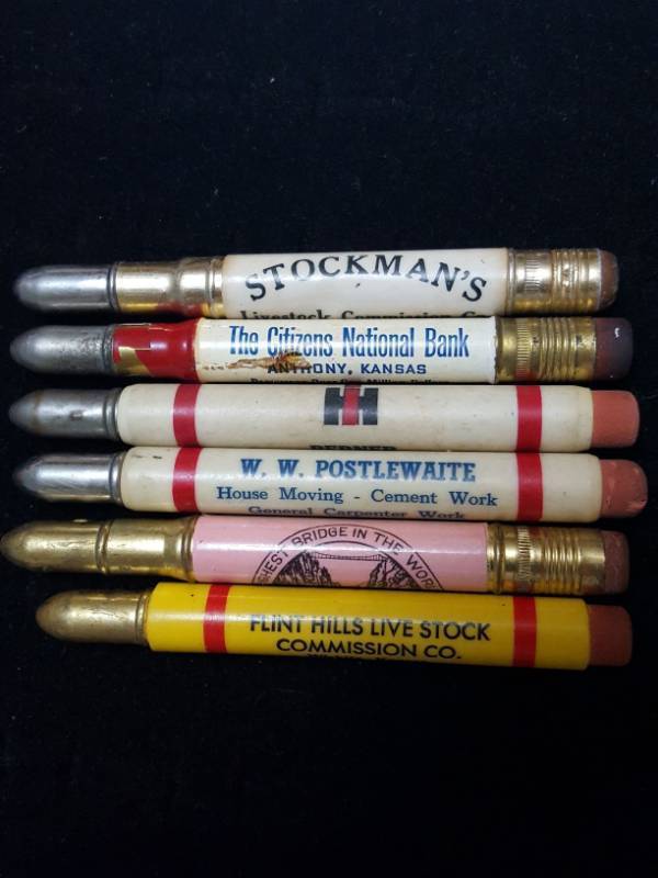 lot 4376 image: 6 bullet pencils