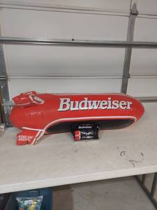 lot 2018 image: Budweiser Inflatable Blimp Advertising Display