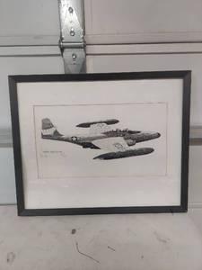lot 2024 image: Joe Milich F-89D Scorpion Aircraft Print 60500 Limited Edition