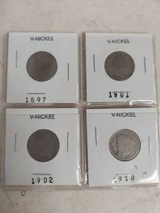 lot 2032 image: Liberty Head V-Nickel Collection 1897-1910
