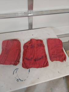 lot 2036 image: (30) Red Shop Rags