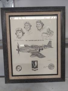 lot 2063 image: The Yoxford Boys 357th Fighter Group WWII Military Aviation Art