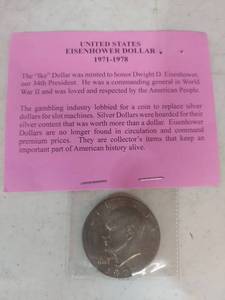 lot 2104 image: 1971 Eisenhower Dollar