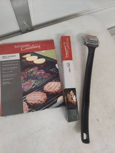 lot 2109 image: Backyard Creations BBQ Grilling Set with Mesh Bag, Grill Brush and Grill Mat