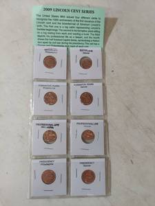 lot 2131 image: 2009 Lincoln Cent Series Coin Set