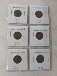 lot 2135 image: Indian Head Cent Collection 1896-1905