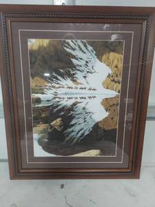 lot 2143 image: Season of the Eagle by Bev Doolittle Framed Print